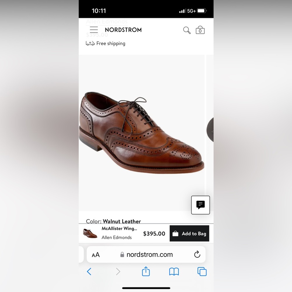 GUC Allen Edmonds wingtips